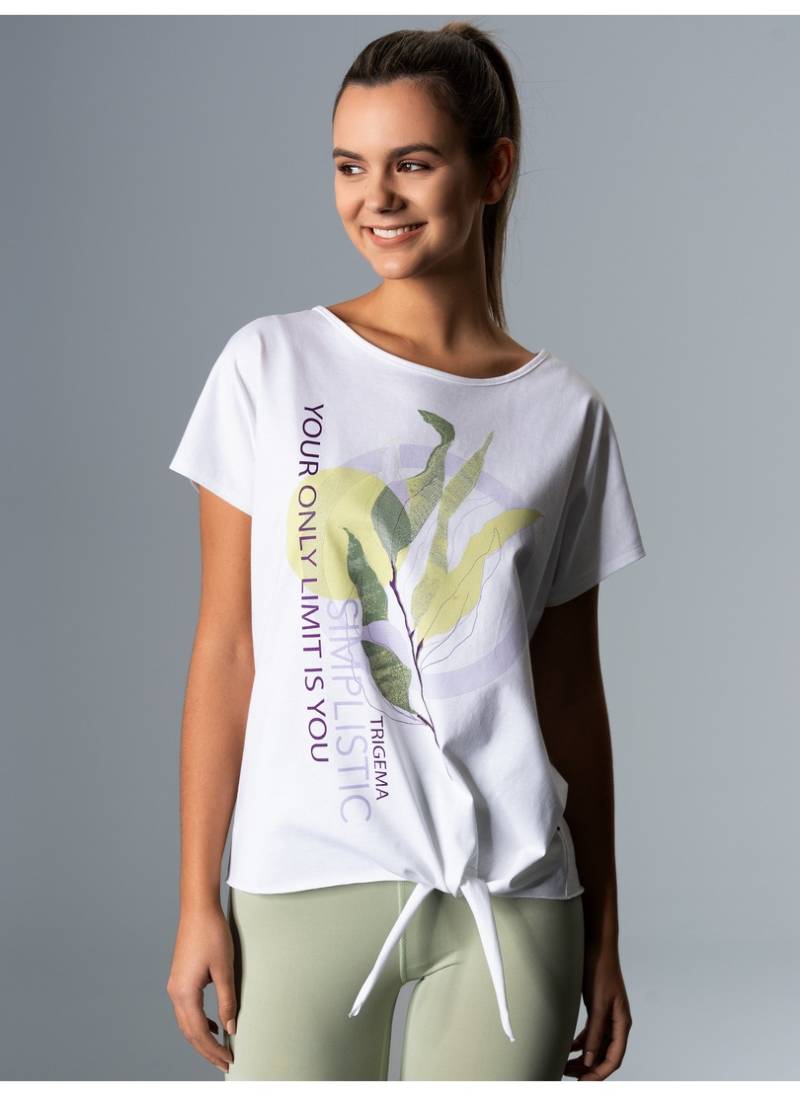 Trigema T-Shirt »TRIGEMA T-Shirt mit modischem Knoten«, (1 tlg.) von Trigema