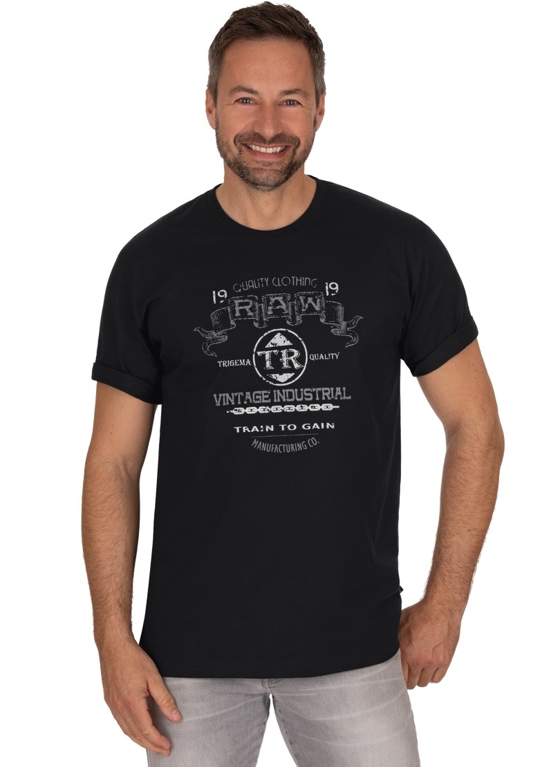Trigema T-Shirt »TRIGEMA T-Shirt mit schickem Motivprint« Trigema T-Shirt »TRIGEMA T-Shirt mit schickem Motivprint« von Trigema