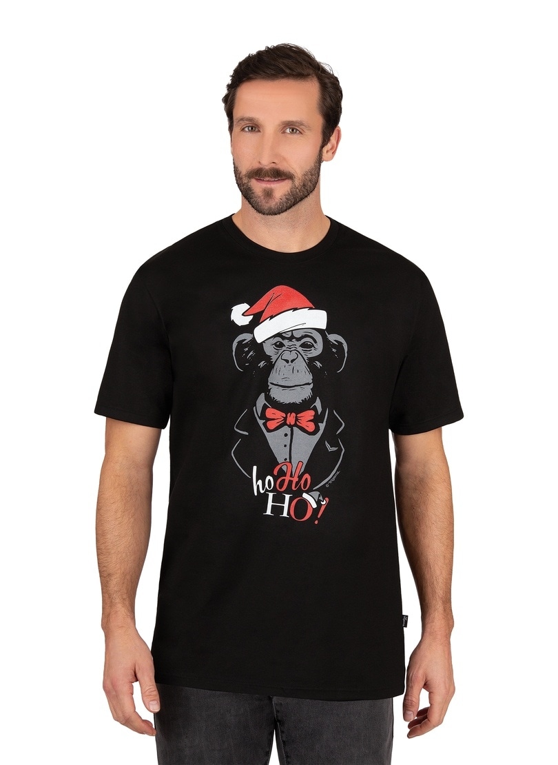 Trigema T-Shirt »TRIGEMA T-Shirt mit weihnachtlichem Motiv« Trigema T-Shirt »TRIGEMA T-Shirt mit weihnachtlichem Motiv« von Trigema