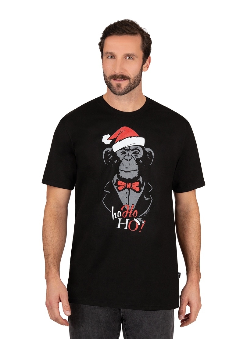 Trigema T-Shirt »TRIGEMA T-Shirt mit weihnachtlichem Motiv« von Trigema