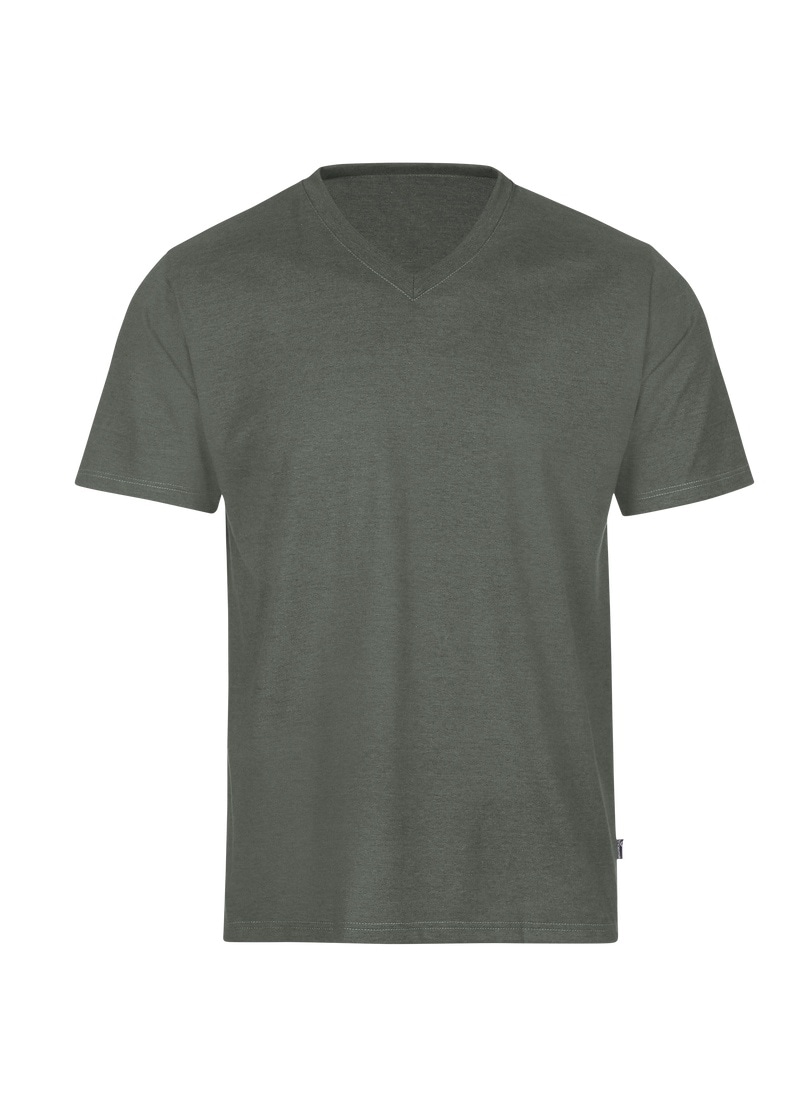 Trigema T-Shirt »TRIGEMA V-Shirt DELUXE Baumwolle«, (1 tlg.) von Trigema