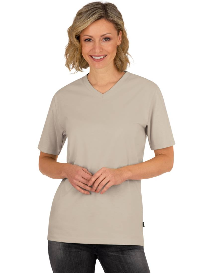 Trigema T-Shirt »TRIGEMA V-Shirt DELUXE Baumwolle«, (1 tlg.) von Trigema