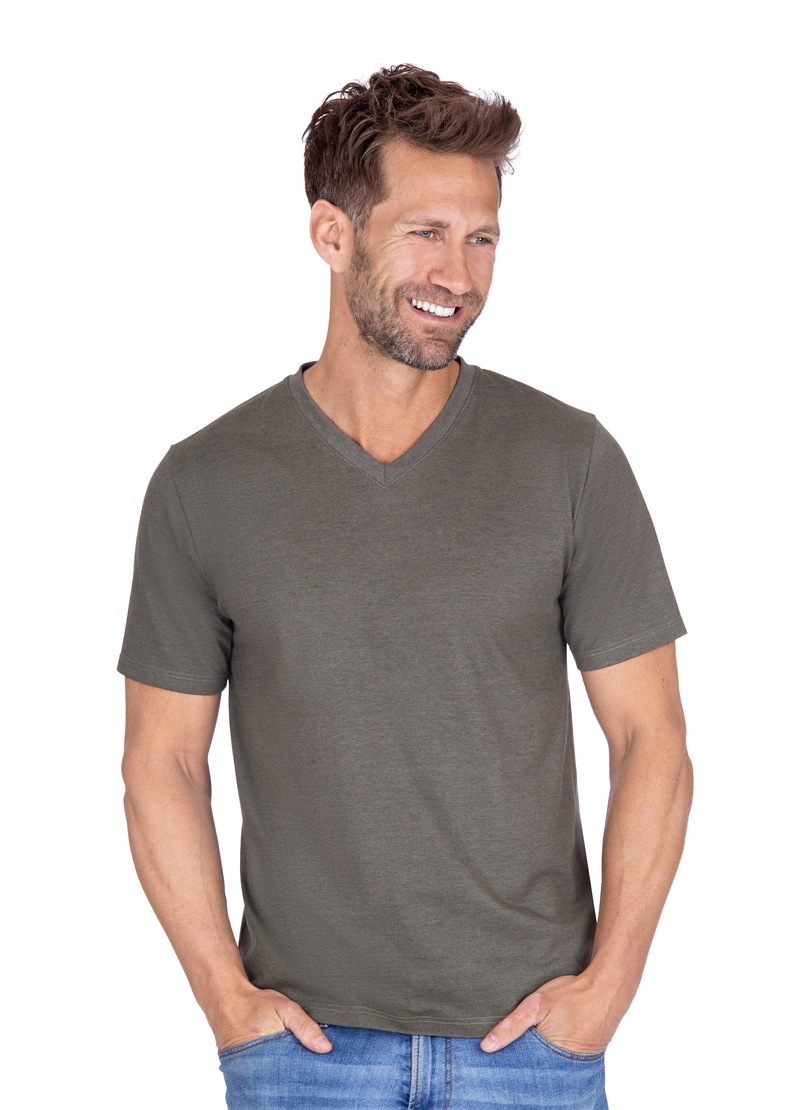 Trigema T-Shirt »TRIGEMA V-Shirt DELUXE Baumwolle« Trigema T-Shirt »TRIGEMA V-Shirt DELUXE Baumwolle« von Trigema