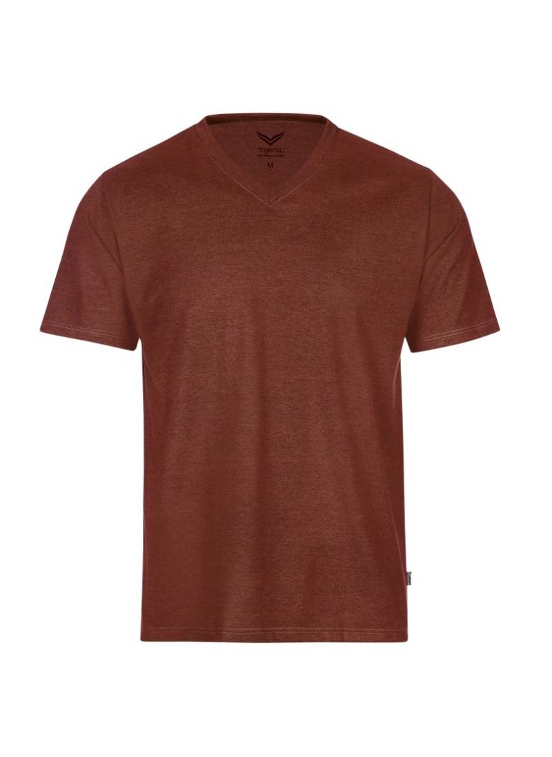 Trigema T-Shirt »TRIGEMA V-Shirt DELUXE Baumwolle«, (1 tlg.) von Trigema