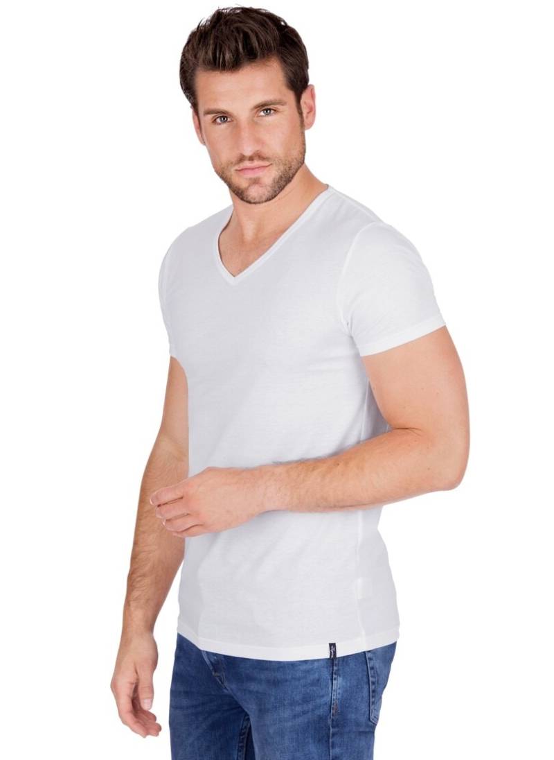 Trigema T-Shirt »TRIGEMA V-Shirt Slim Fit« von Trigema