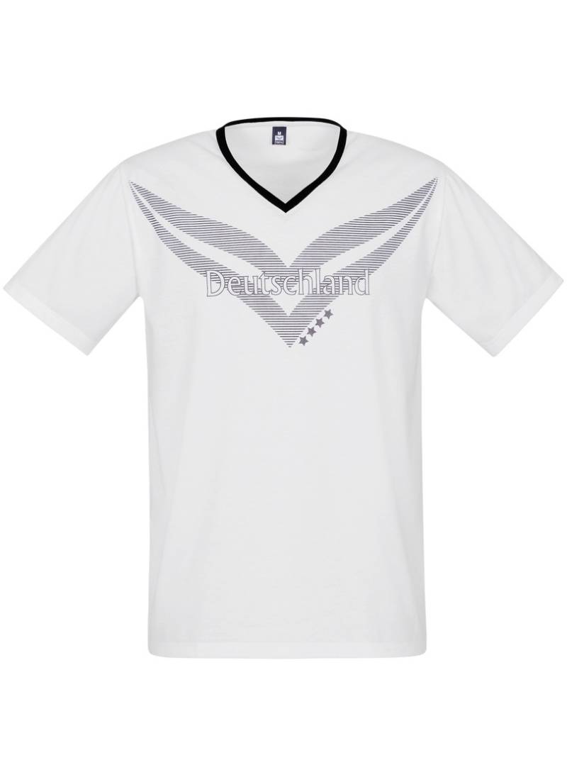 Trigema T-Shirt »TRIGEMA V-Shirt in Retrooptik« von Trigema