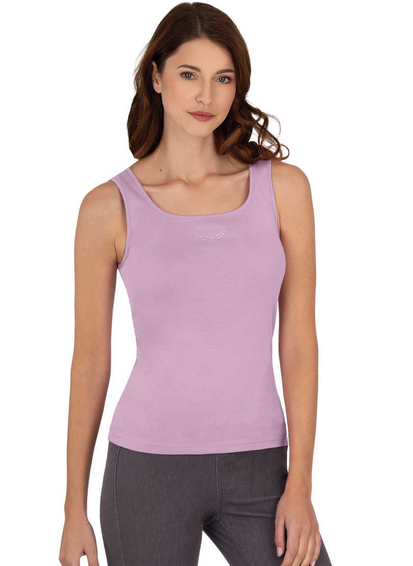 Trigema Tanktop »TRIGEMA Trägershirt mit Kristallsteinen«, (1 tlg.) Trigema Tanktop »TRIGEMA Trägershirt mit Kristallsteinen«, (1 tlg.) von Trigema