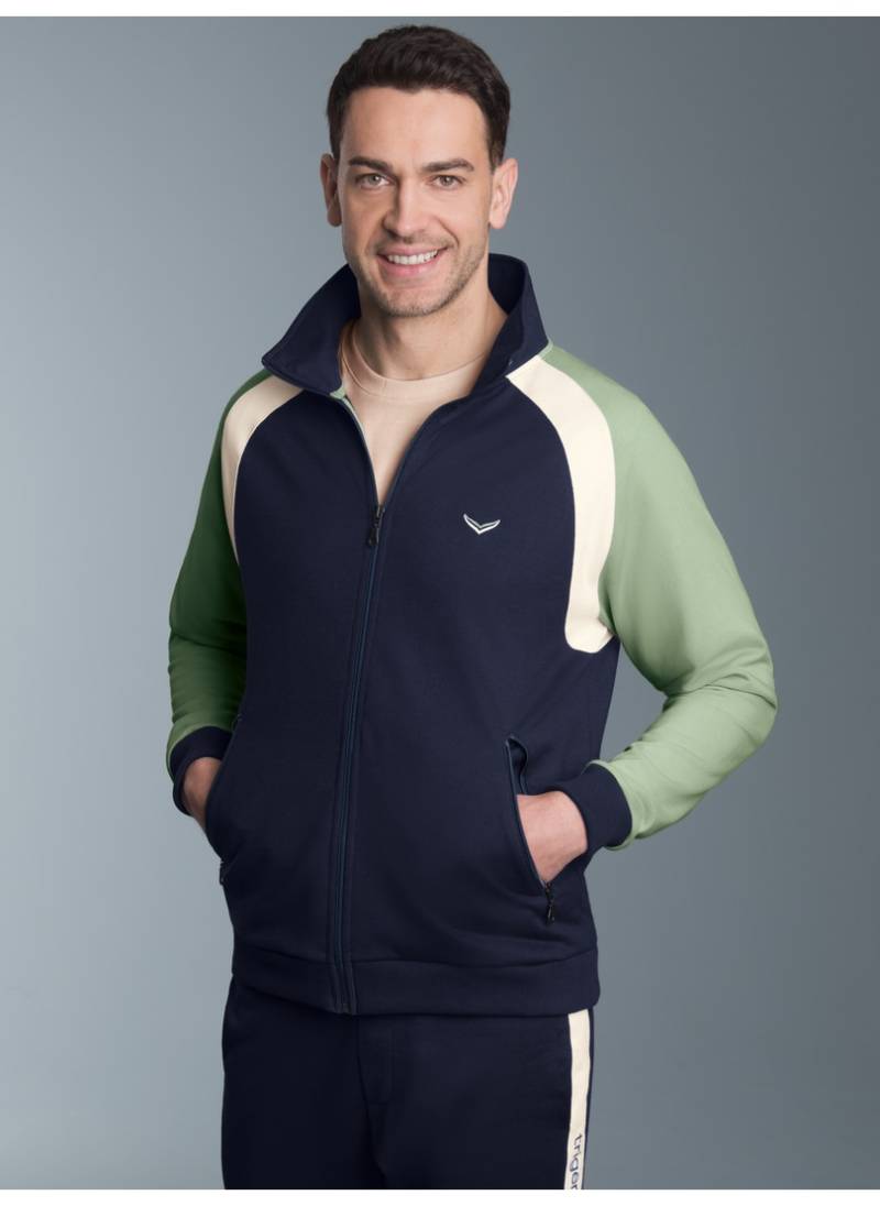 Trigema Trainingsjacke »TRIGEMA Sweatjacke mit Stehkragen«, (1 St.) von Trigema