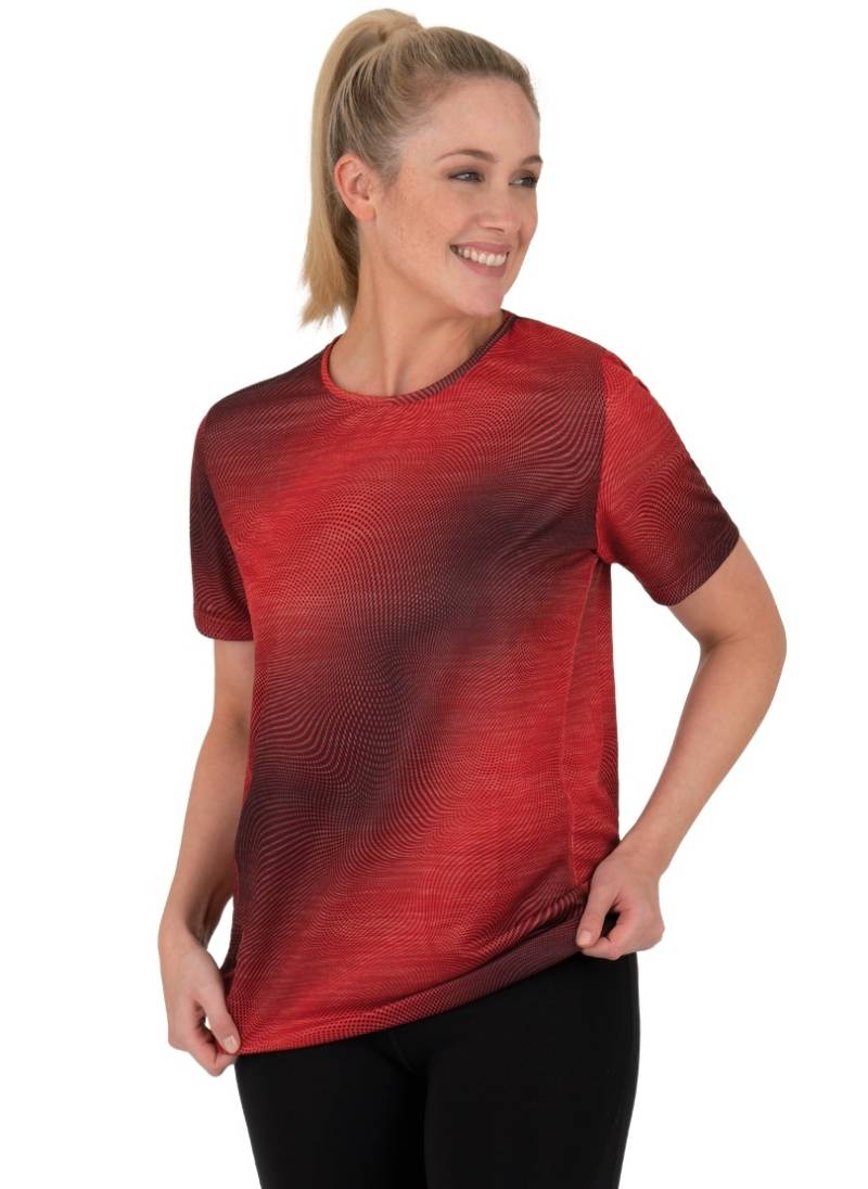 Trigema T-Shirt »TRIGEMA COOLMAX® Sportshirt mit modischem Druck« von Trigema