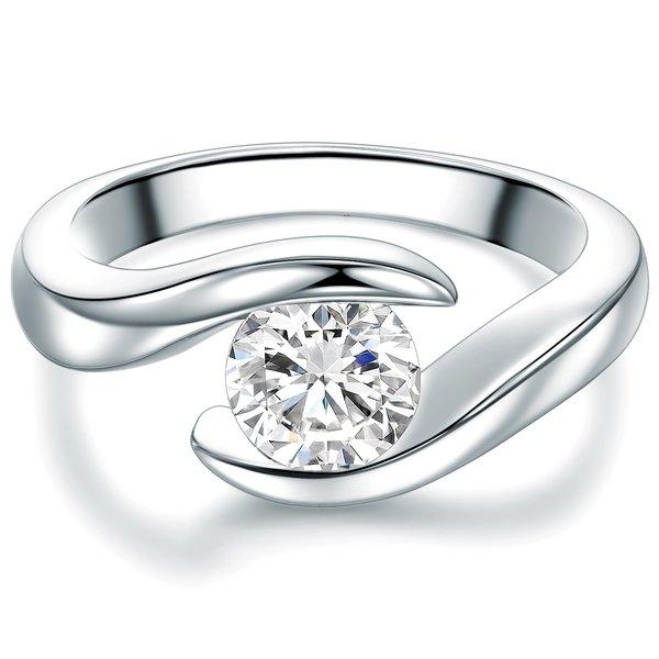 Ring Damen Silber 49 von Trilani