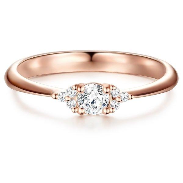 Ring Damen Goldrosa 61 von Trilani