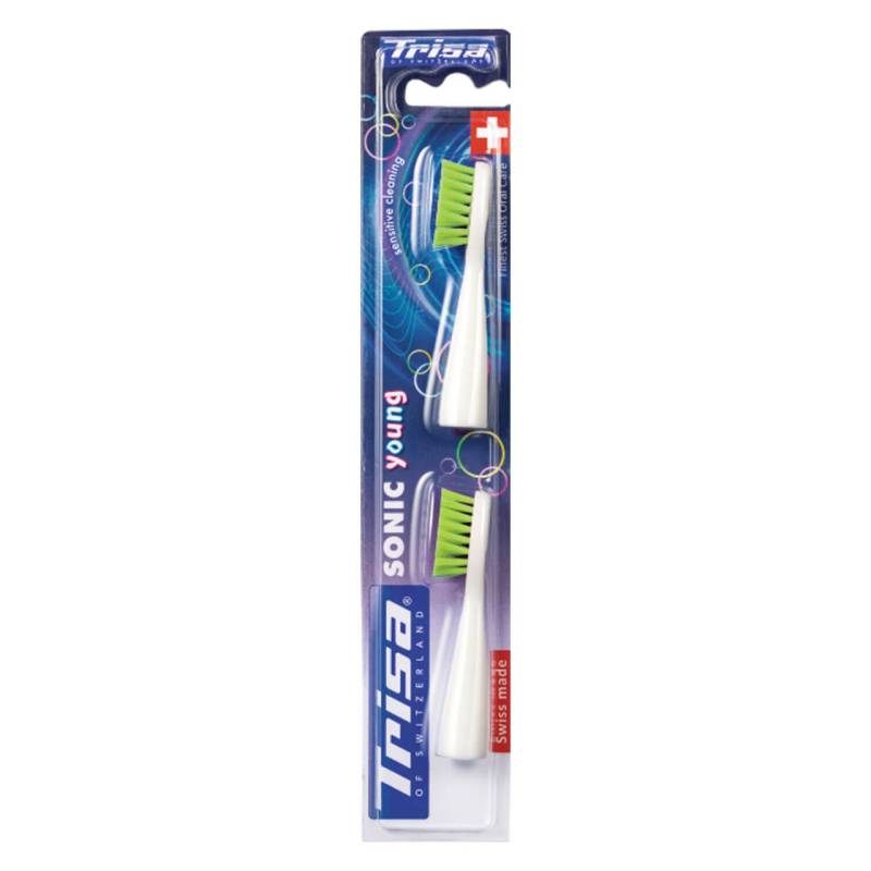 Trisa Oral Care - Ersatzset Sonic Young Soft Grün von Trisa of Switzerland