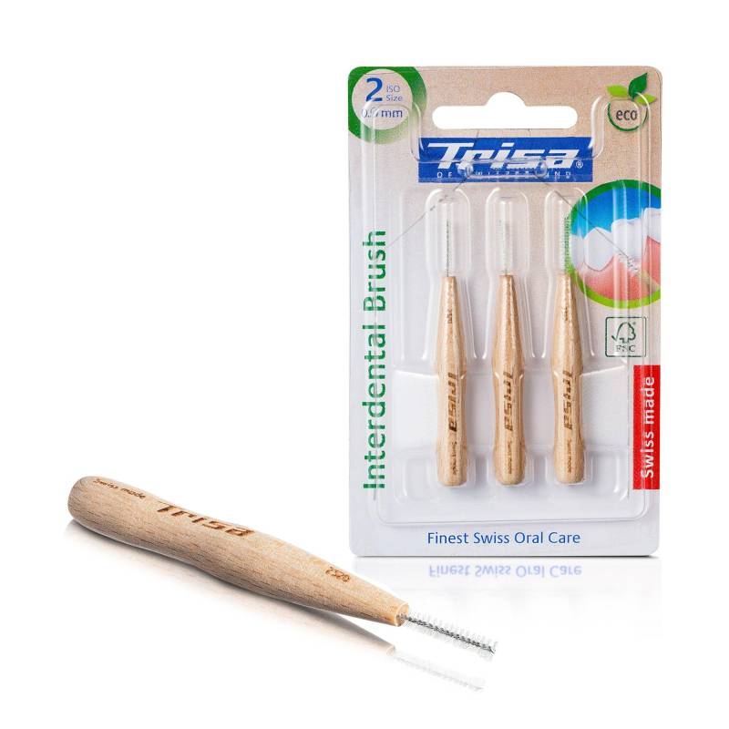 Interdental Brush Holz Iso 2 Damen  3 pezzi von Trisa