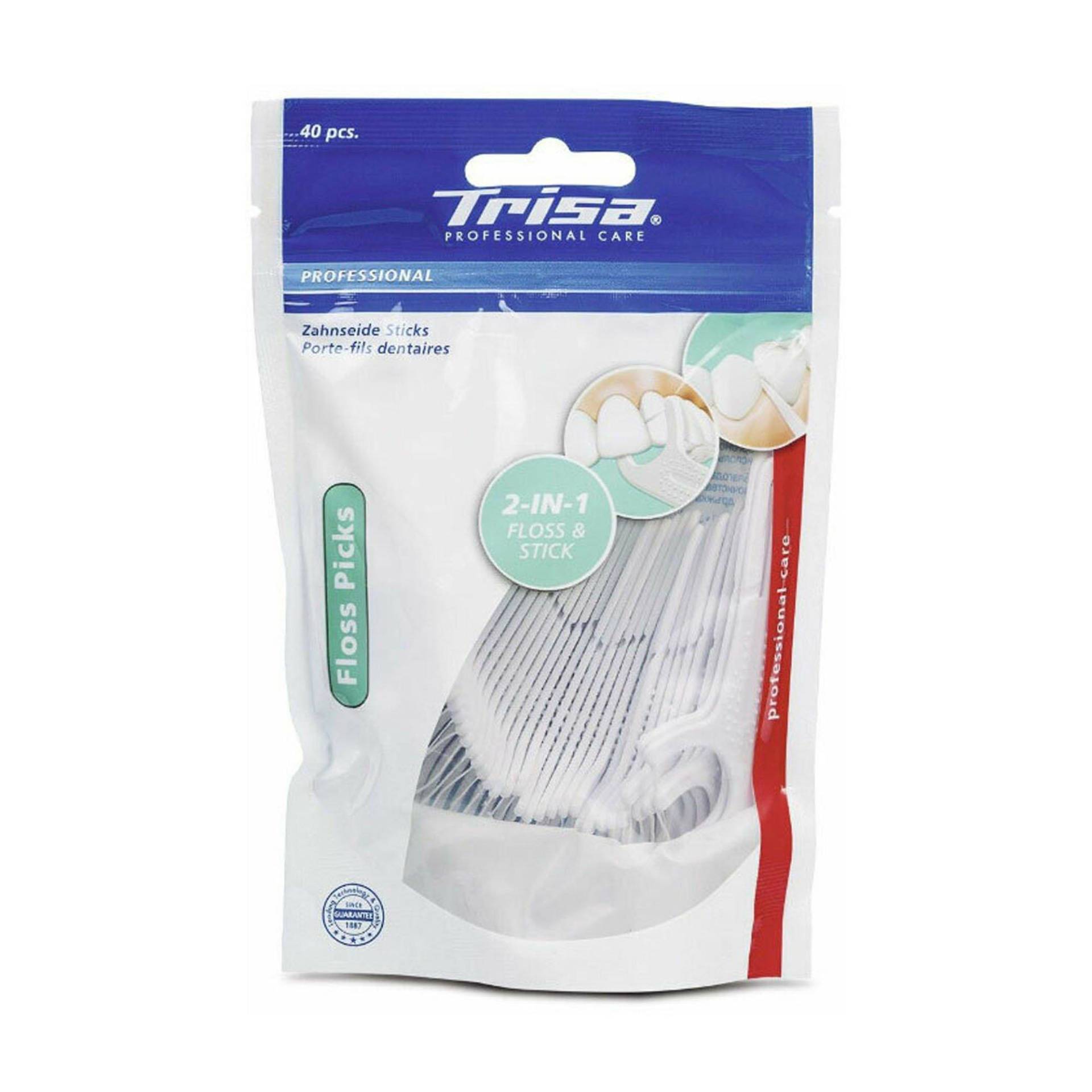 Professional Zahnseide-sticks Damen  40 Stück von Trisa