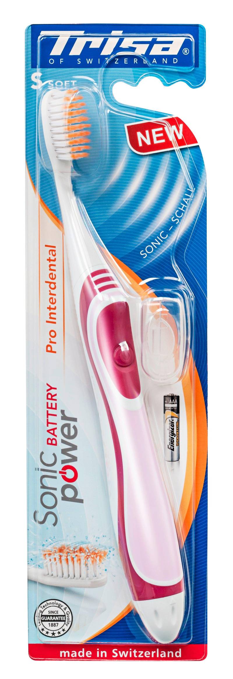 Sonicpower Battery Pro Interdental Soft, Zufallauswahl Damen Weiss ONE SIZE von Trisa