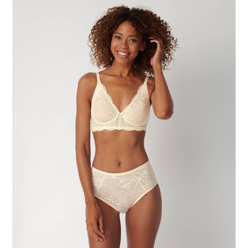 Bügelloser Bh, Unwattiert Damen Creme F/90 von Triumph