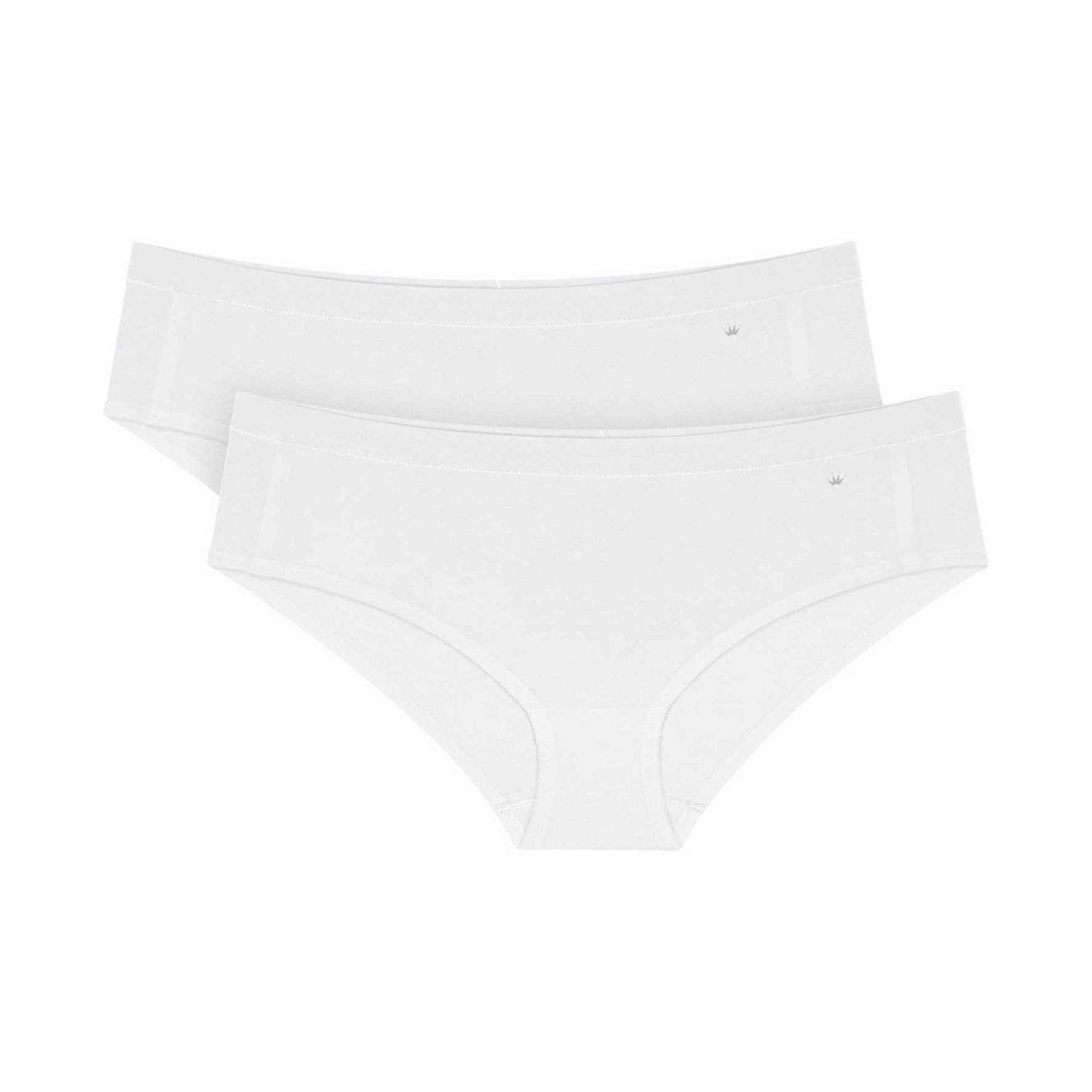 Panty Bequem Sitzend-smart Natural Hipster Ex 2p Herren Weiss 40