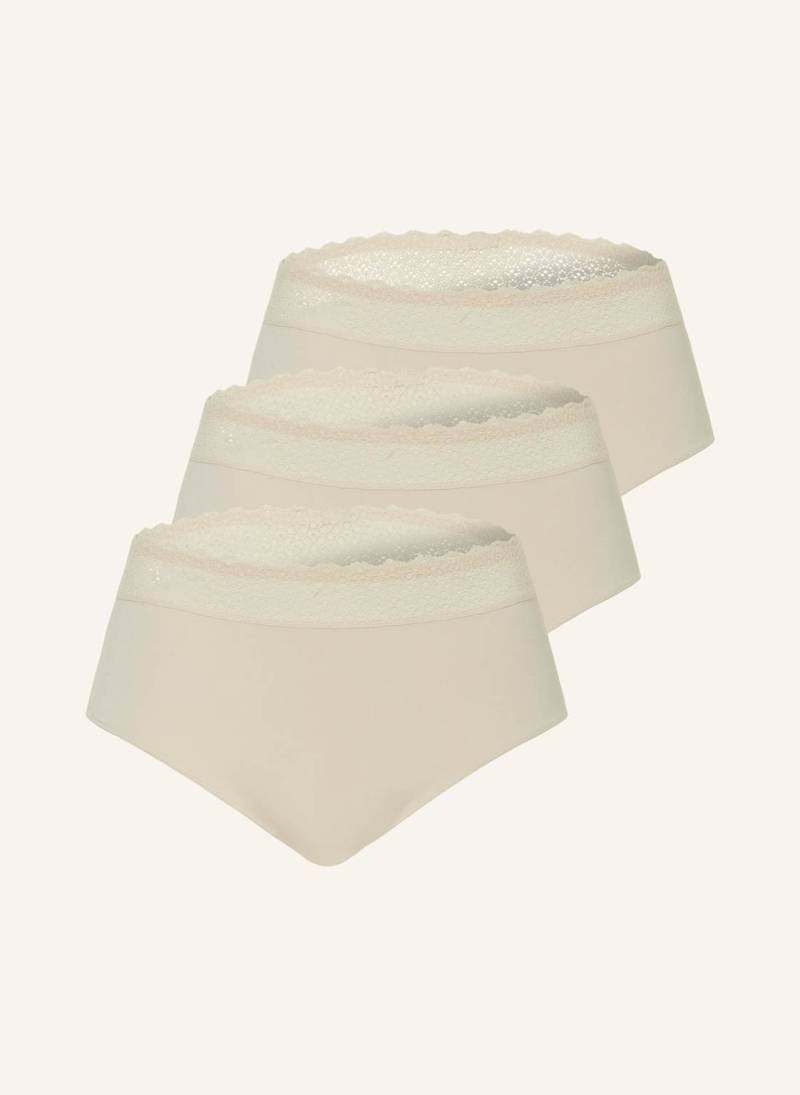 Triumph 3er-Pack Taillenslips Feel Of Modal beige von Triumph