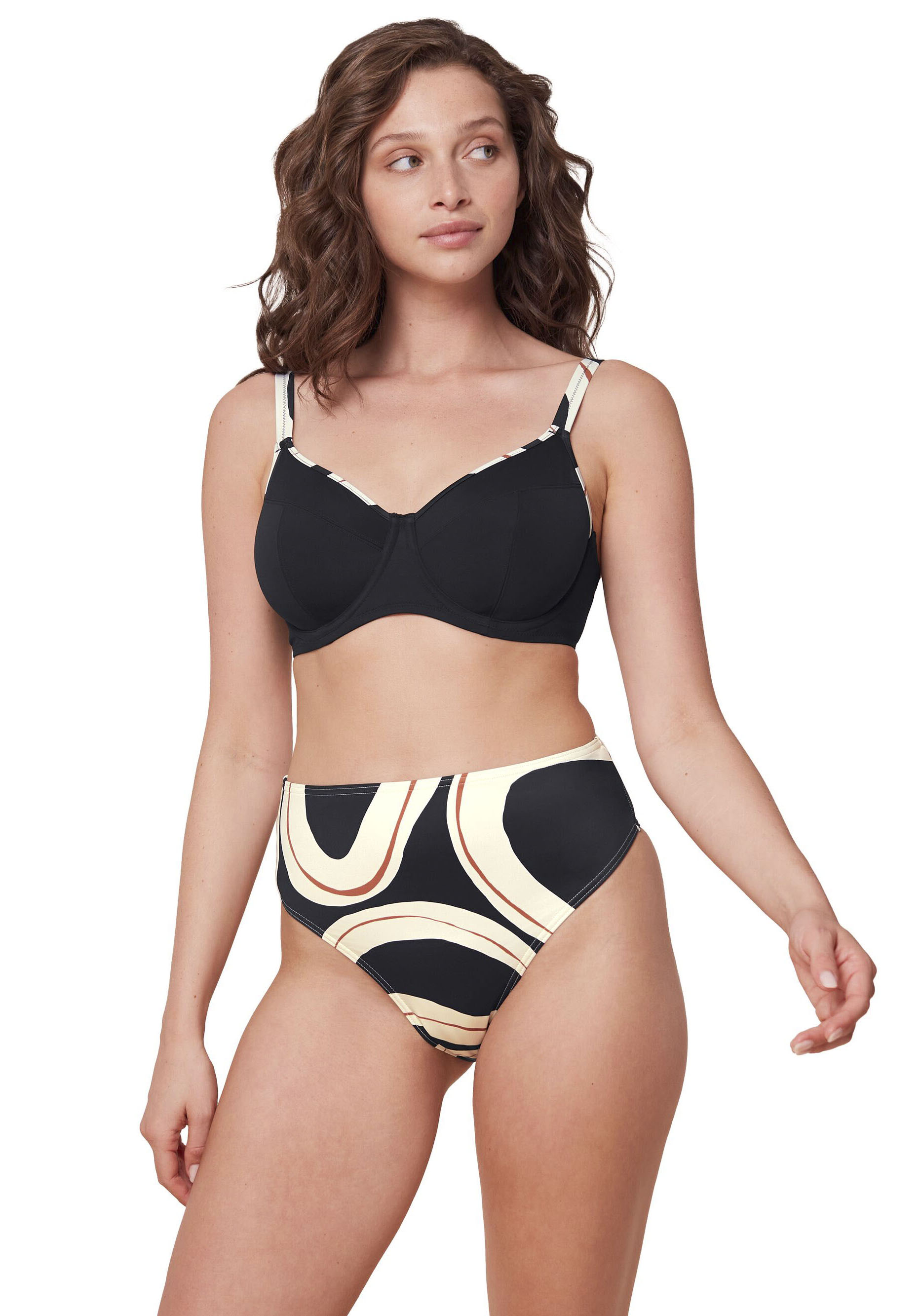 Triumph Bikini-Hose »Summer Allure Highwaist brief«, hoher Beinausschnitt und hochtailliert für eine schmeichelnde Optik von Triumph
