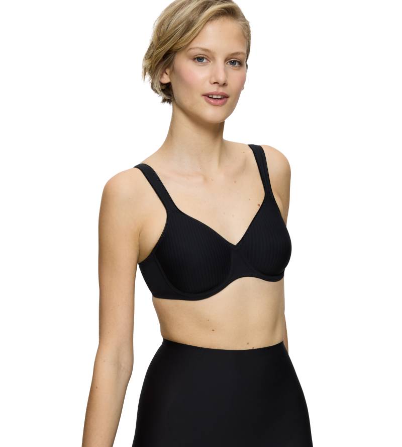 Triumph Bügel-BH »Modern Soft+Cotton W«, Cup B-F, mit dezentem Streifenmuster, Basic Dessous von Triumph