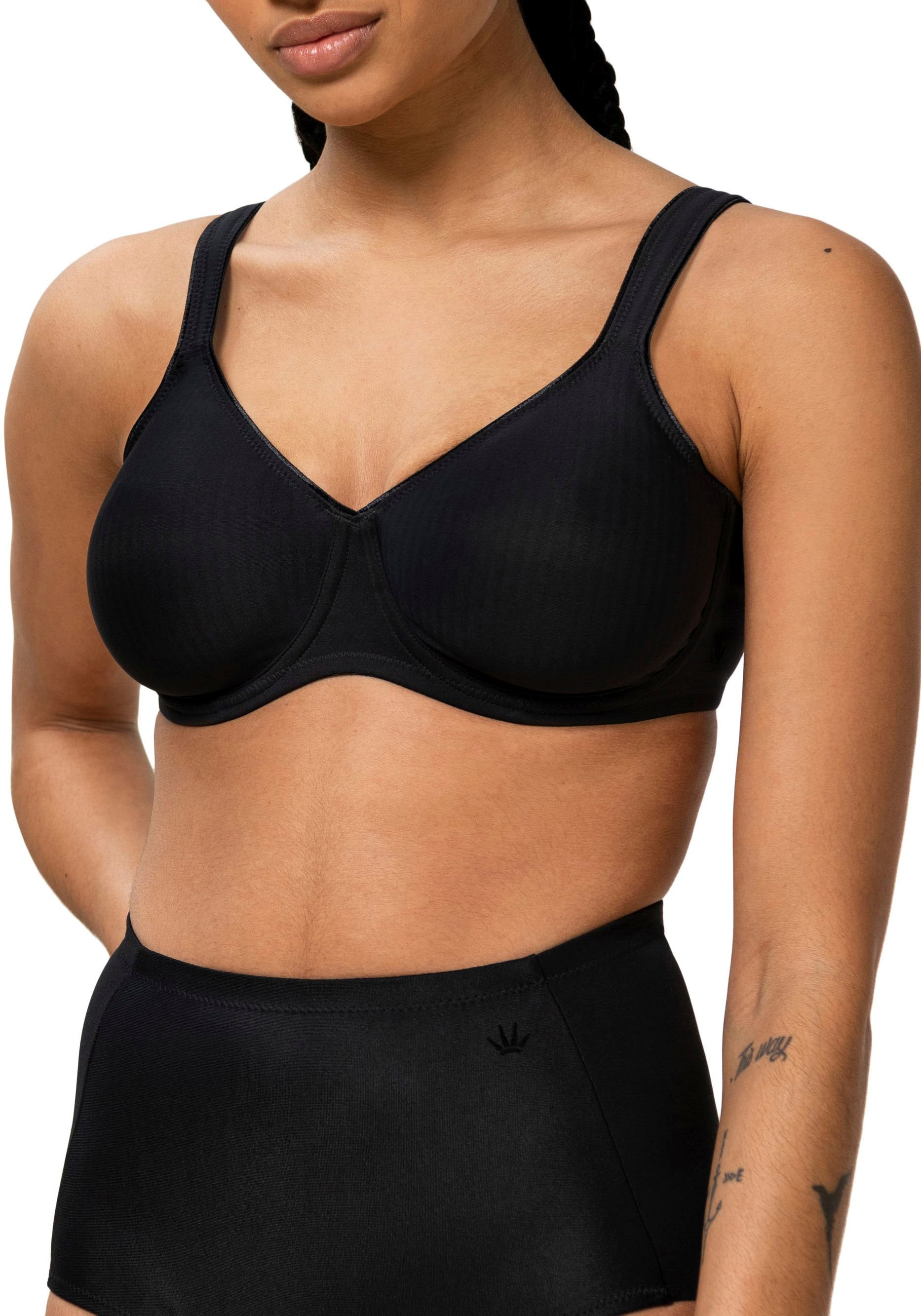 Triumph Bügel-BH »Modern Soft+Cotton W«, Cup B-F, mit dezentem Streifenmuster, Basic Dessous von Triumph