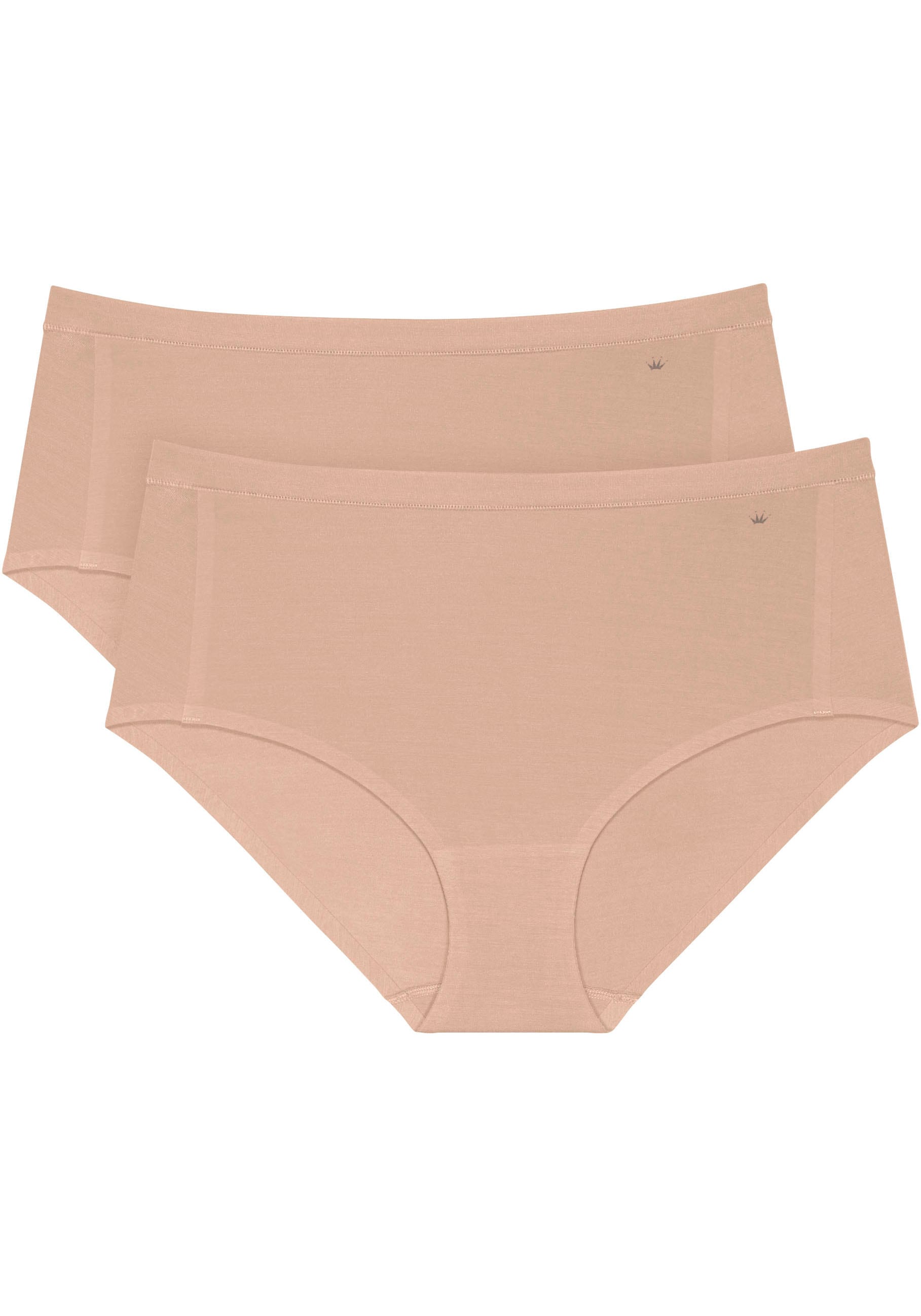 Triumph Maxislip »Smart Natural Maxi EX 2P«, (2 St.), Panty schlicht und weich, Slip von Triumph