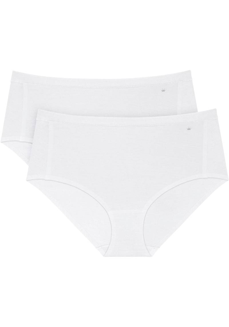 Triumph Maxislip »Smart Natural Maxi EX 2P«, (2 St.), Panty schlicht und weich, Slip von Triumph