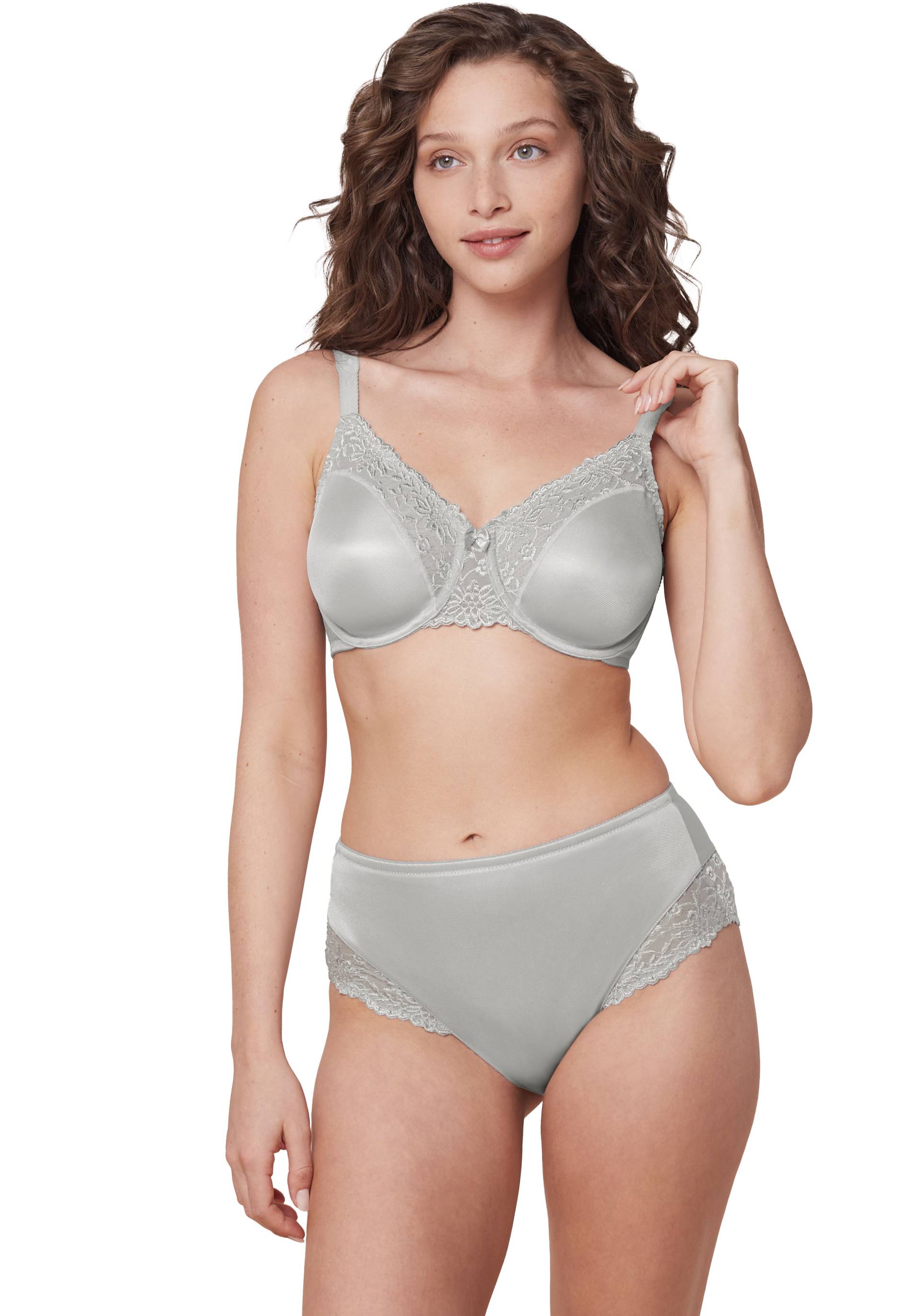 Triumph Minimizer-BH »Ladyform Soft W X«, Cup C-F, Bügel-BH mit Spitzendetails von Triumph