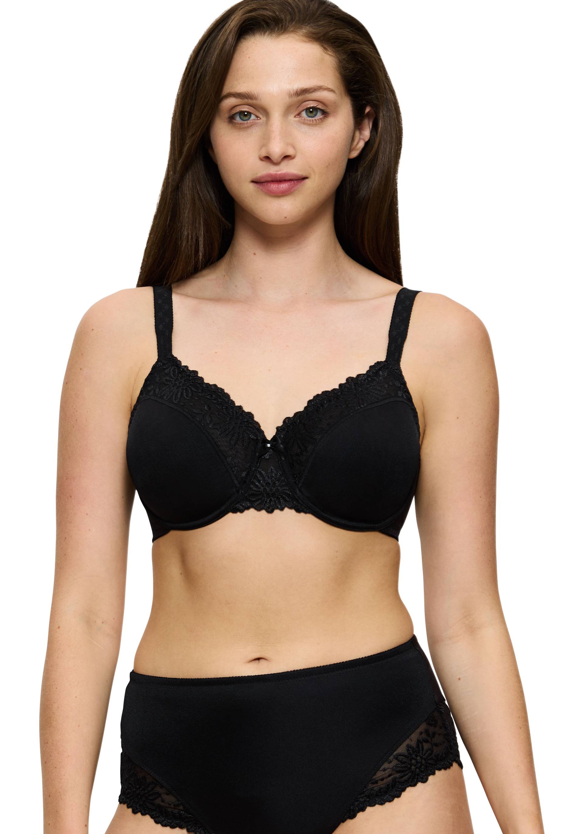 Triumph Minimizer-BH »Ladyform Soft W X«, Cup C-F, Bügel-BH mit Spitzendetails von Triumph