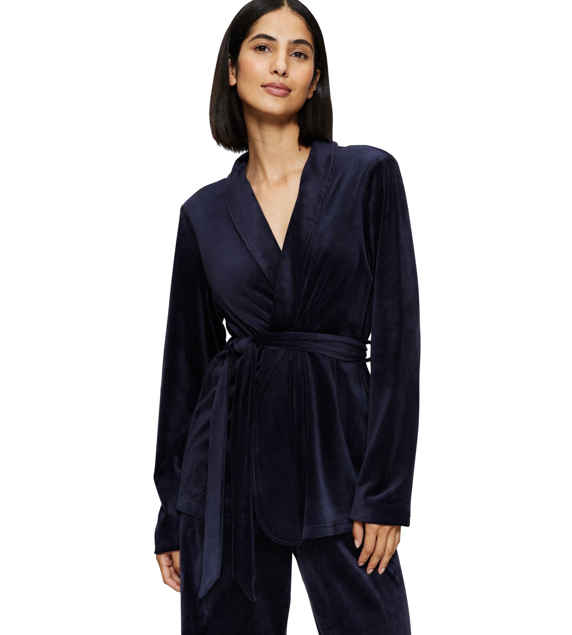 Triumph Morgenmantel »Sensual Velour Robe Top«, mit Schalkragen von Triumph