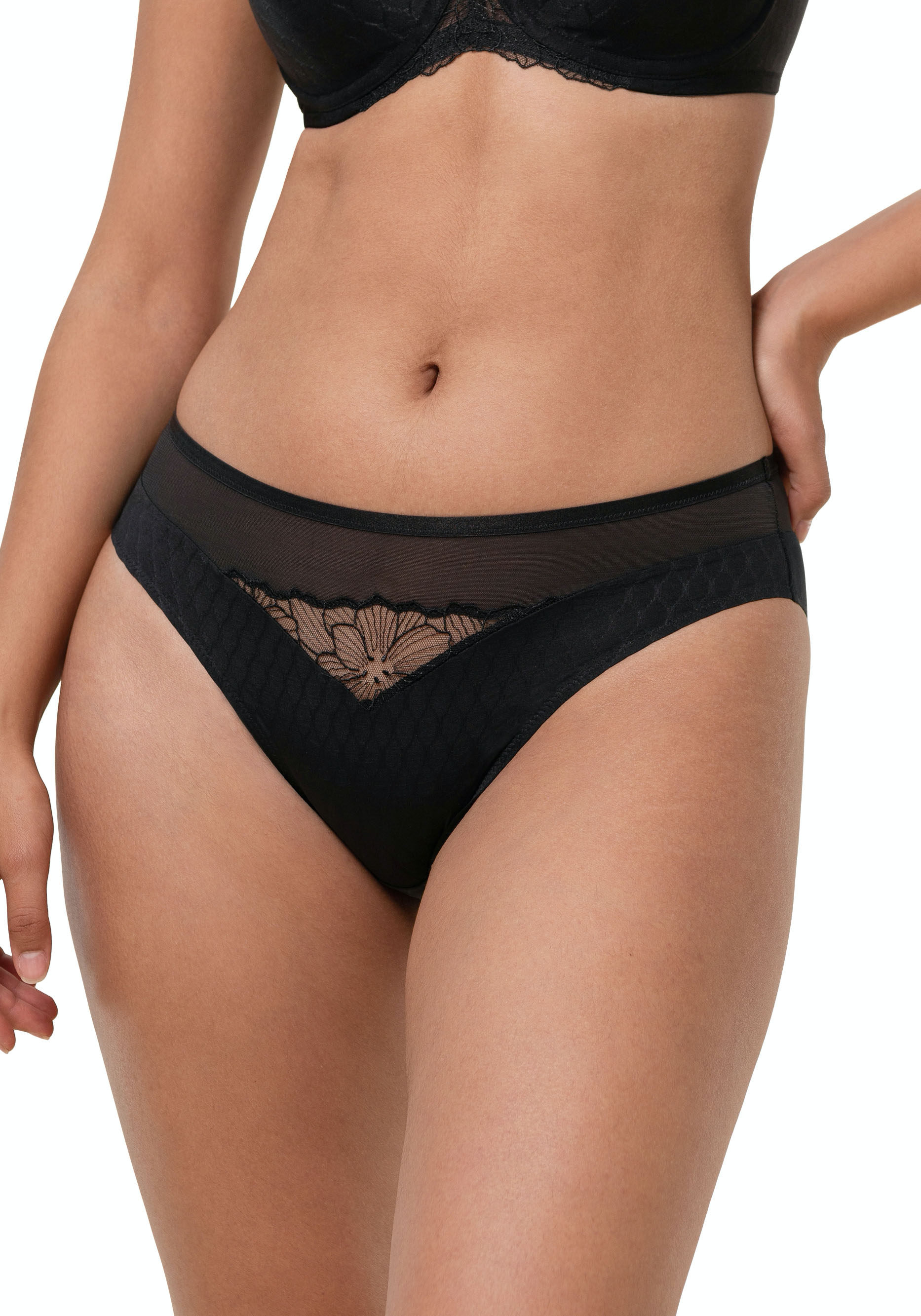 Triumph Tai-Slip »Azalea Florale Tai«, (1 St.), Spitzeneinsatz mit Azalea-Motiven von Triumph