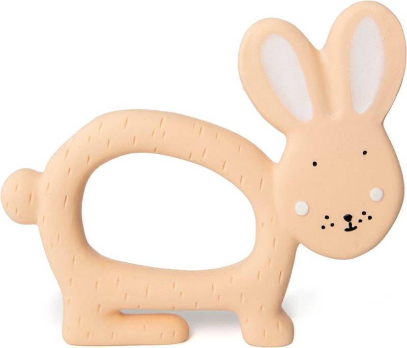 Greifling Aus Naturkautschuk Mrs. Rabbit Unisex Beige ONE SIZE von Trixie