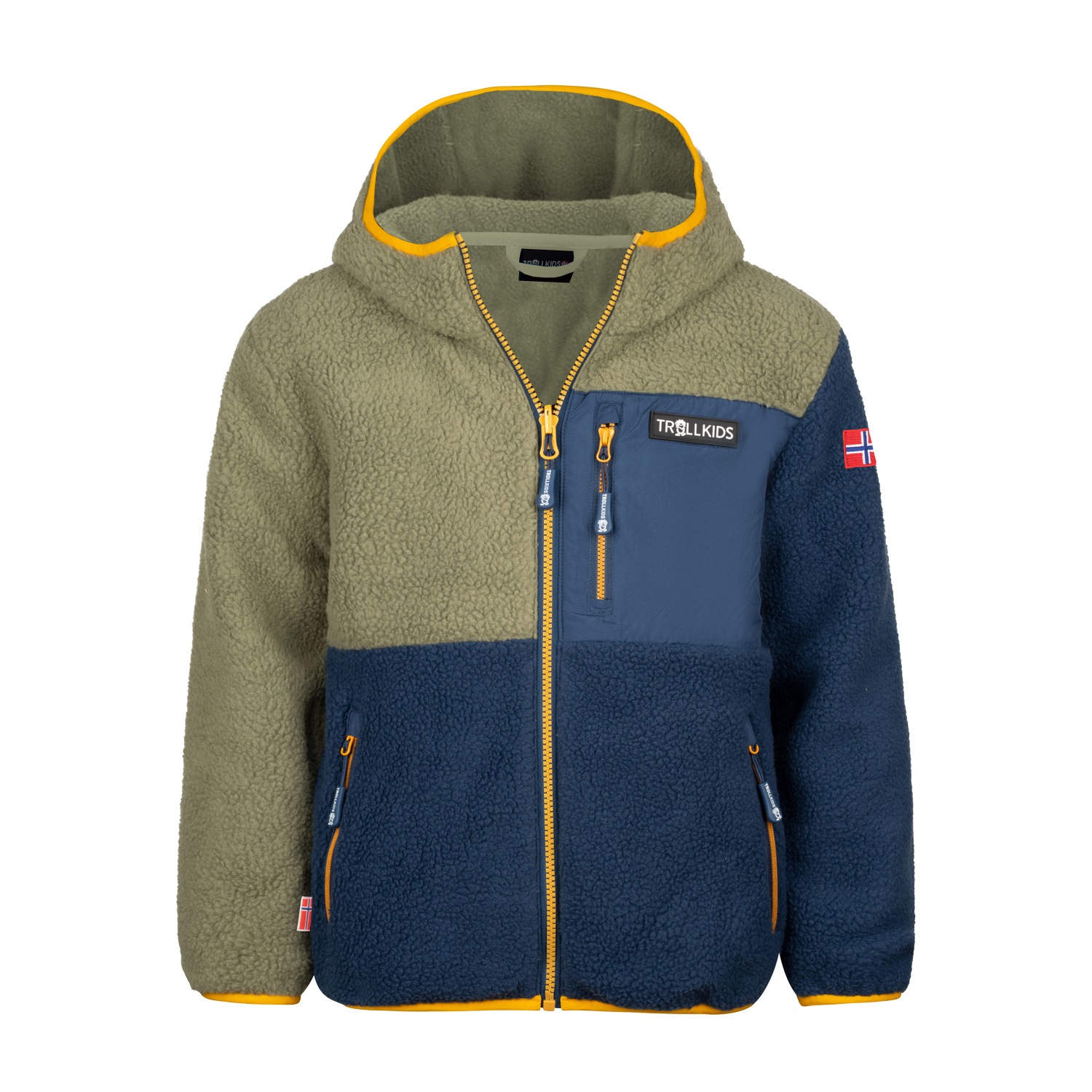 TROLLKIDS Fleecejacke »KIDS AURLANDSFJORD JACKET«, mit Kapuze von Trollkids