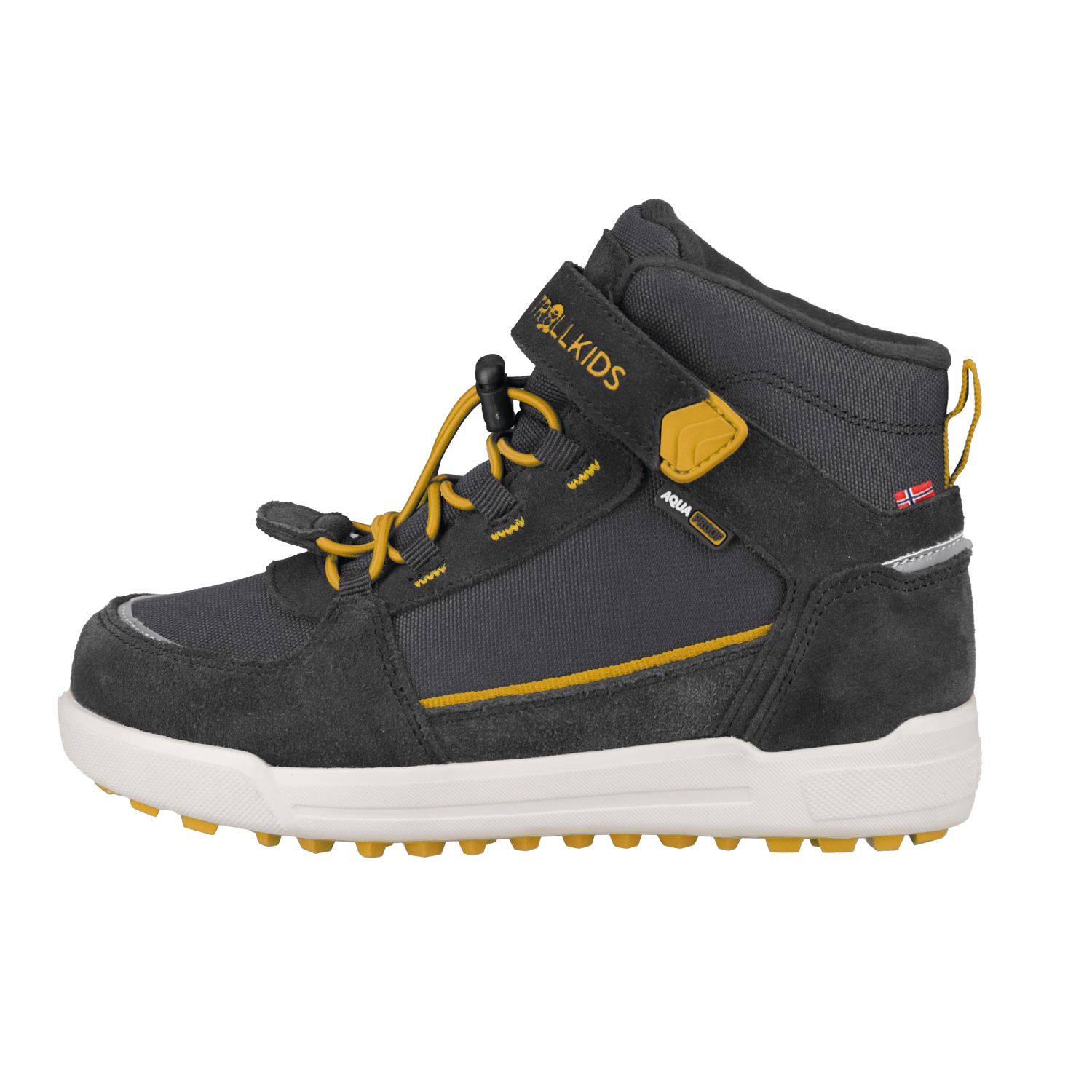 TROLLKIDS Winterstiefel »KIDS GRYLLEFJORD MID CUT«, wasserdicht, Klettverschluss, reflektierende Details TROLLKIDS Winterstiefel »KIDS GRYLLEFJORD MID CUT«, wasserdicht, Klettverschluss, reflektierende Details von Trollkids