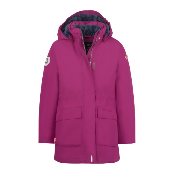 Trollkids - Girl's Alesund Coat - Mantel Gr 110 lila von Trollkids