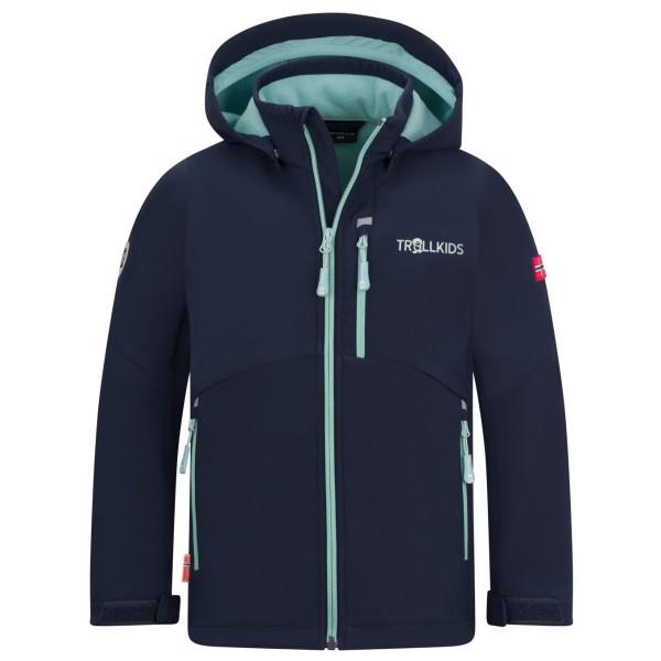 Trollkids - Girl's Balestrand Jacket - Softshelljacke Gr 104 blau von Trollkids