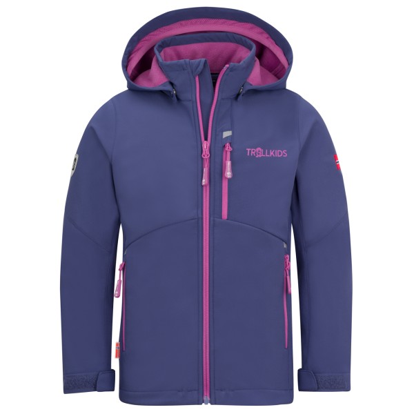 Trollkids - Girl's Balestrand Jacket - Softshelljacke Gr 104 blau von Trollkids