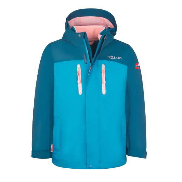 Trollkids - Girl's Bryggen 3in1 Jacket - Doppeljacke Gr 110 blau Trollkids - Girl's Bryggen 3in1 Jacket - Doppeljacke Gr 110 blau von Trollkids