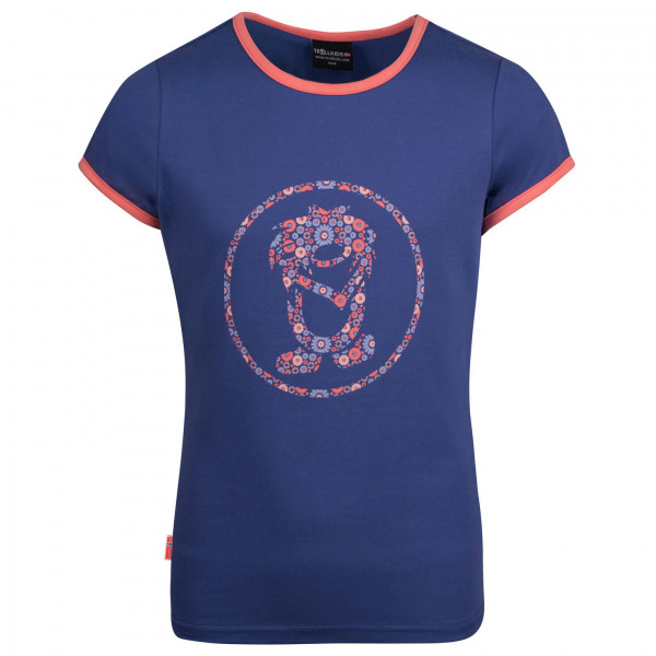 Trollkids - Girl's Flower Troll T - T-Shirt Gr 128 blau Trollkids - Girl's Flower Troll T - T-Shirt Gr 128 blau von Trollkids