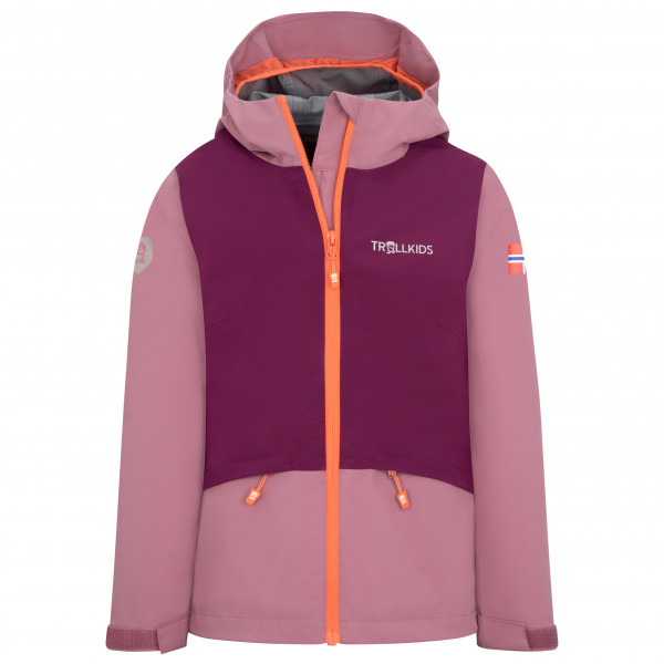 Trollkids - Girl's Gjende Jacket - Regenjacke Gr 176 rosa/lila von Trollkids