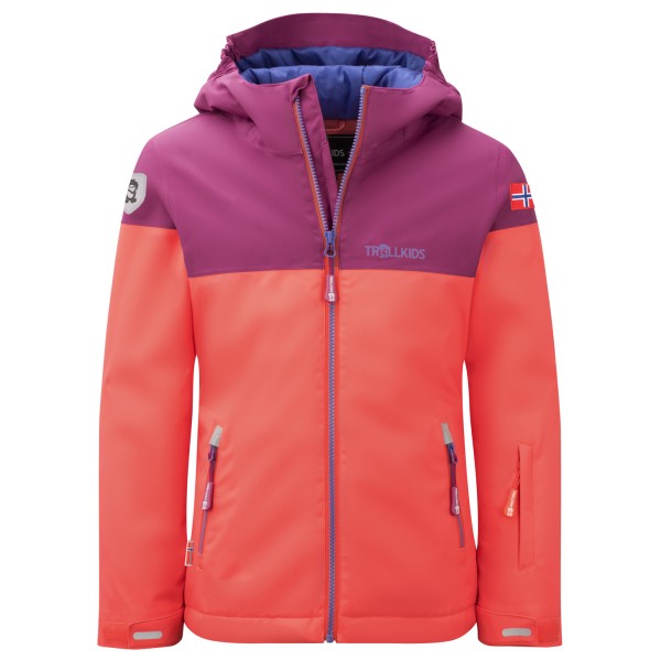 Trollkids - Girl's Hallingdal Jacket - Winterjacke Gr 104 rot von Trollkids