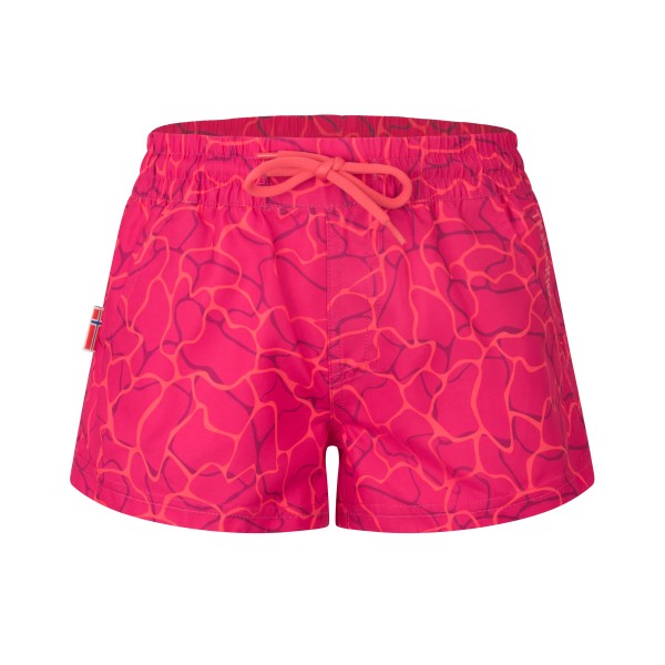 Trollkids - Girl's Haukland Shorts - Badehose Gr 104 rosa von Trollkids