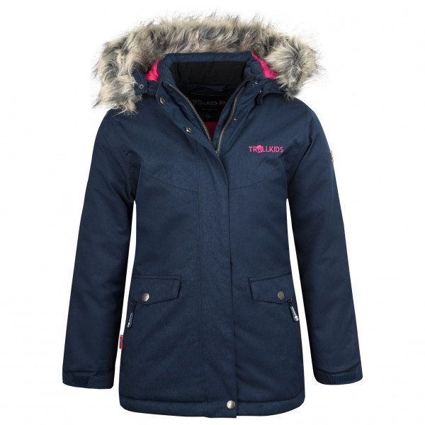 Trollkids - Girl's Oslo Coat XT - Mantel Gr 104 blau von Trollkids