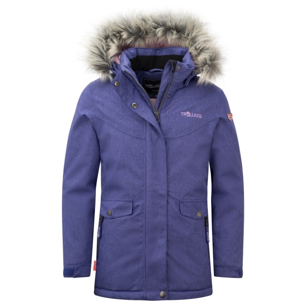 Trollkids - Girl's Oslo Coat XT - Mantel Gr 104 blau von Trollkids