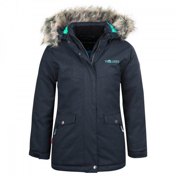 Trollkids - Girl's Oslo Coat XT - Mantel Gr 110 blau von Trollkids