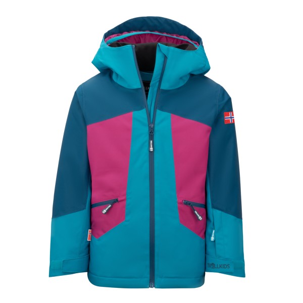 Trollkids - Girl's Rauland Jacket - Winterjacke Gr 104 blau von Trollkids