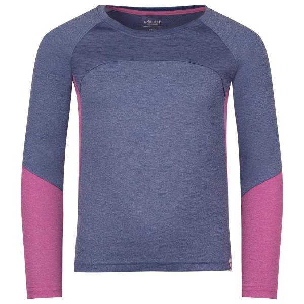 Trollkids - Girl's Seiland Longsleeve - Funktionsshirt Gr 116 blau Trollkids - Girl's Seiland Longsleeve - Funktionsshirt Gr 116 blau von Trollkids