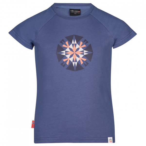 Trollkids - Girl's Senja T - T-Shirt Gr 104 blau von Trollkids