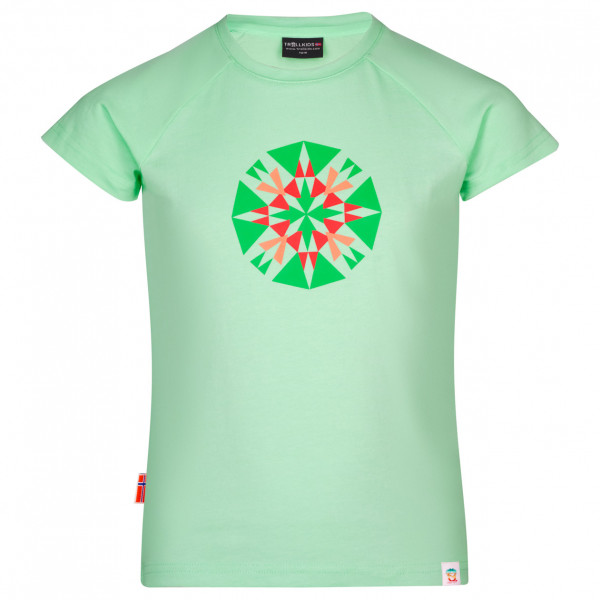 Trollkids - Girl's Senja T - T-Shirt Gr 110 grün von Trollkids