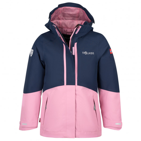 Trollkids - Girl's Skanden 3in1 Jacket - Doppeljacke Gr 104 rosa/blau von Trollkids